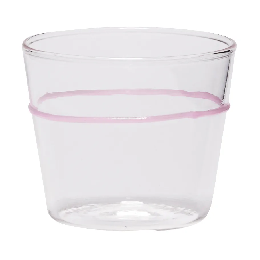 Hübsch Orbit drinking glass 20 cl Pink | Scandinavian Design | Drinking glasses & tumblers | Pink