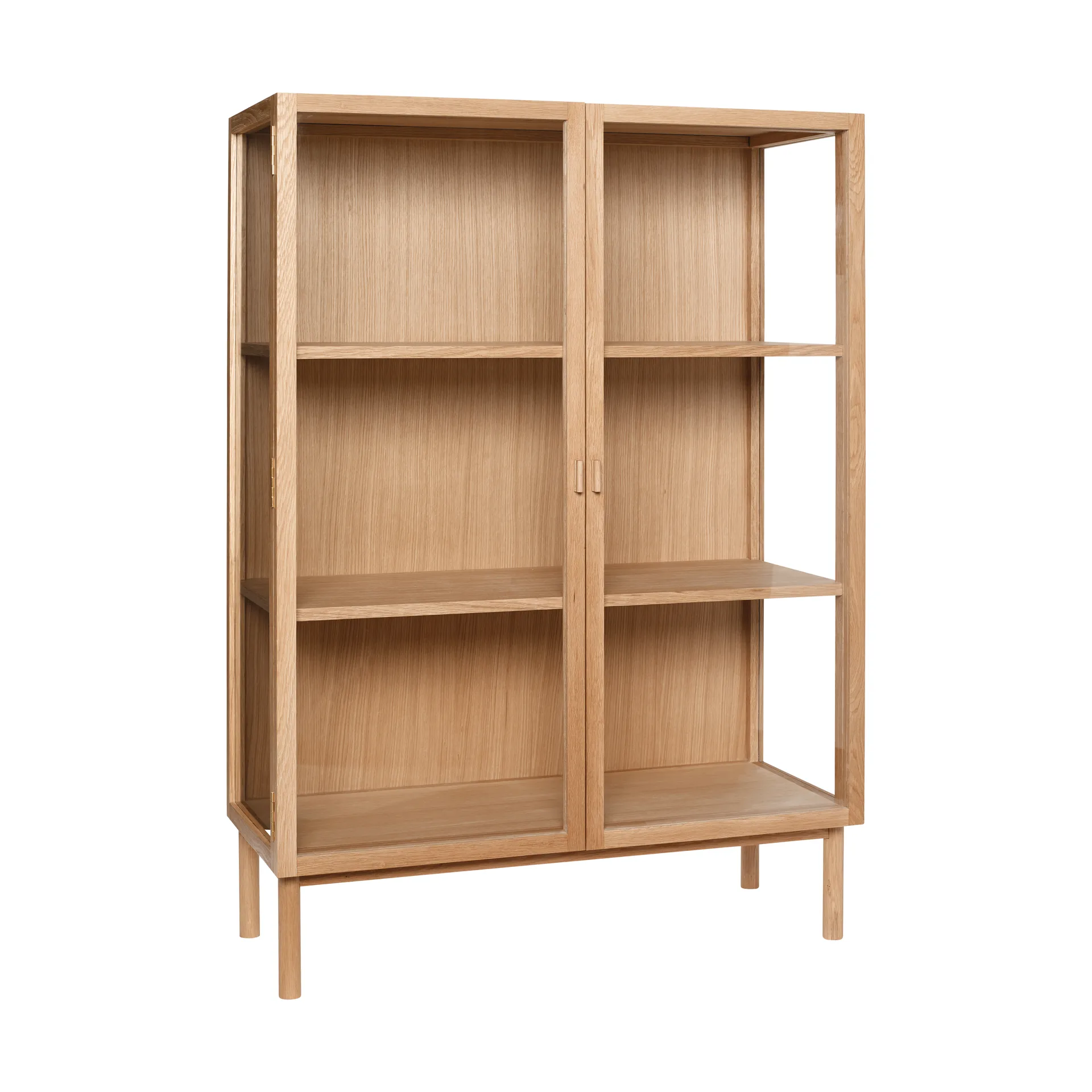 Panorama display cabinet small, Oak Hübsch Interior