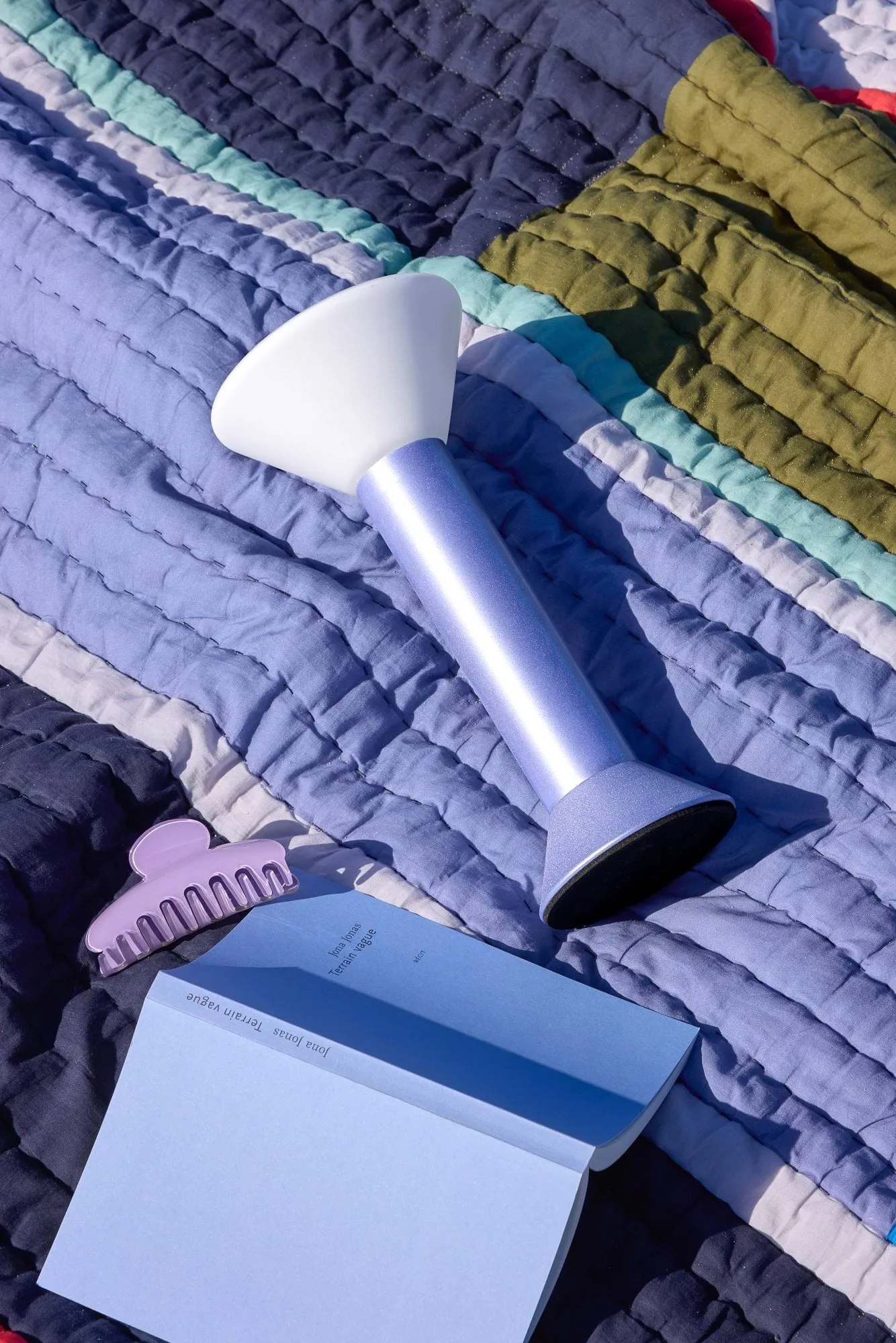 Pavilion throw blanket, Blue-multicolour, 140x200 cm Hübsch Interior