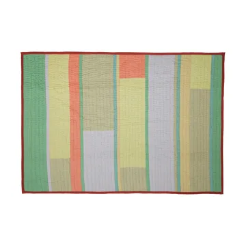 Pavilion throw blanket - Coral-multicolour, 140x200 cm - Hübsch Interior