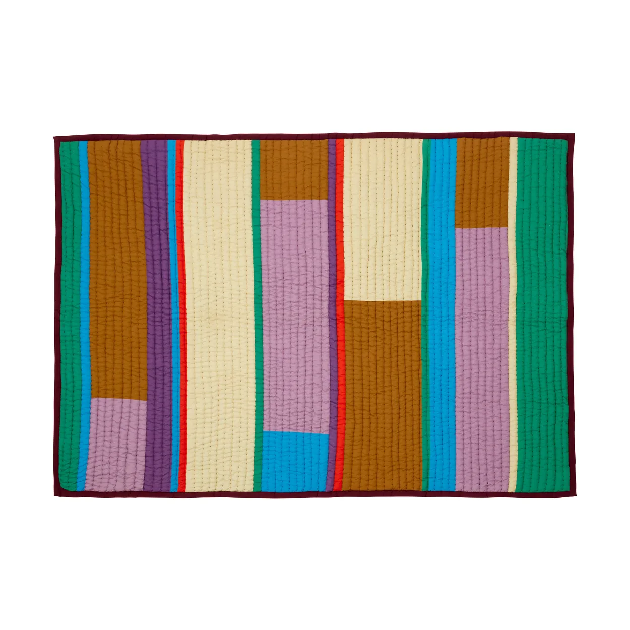 Hübsch Pavilion throw Multicolor | Scandinavian Design | Wool blankets & throws | Multi