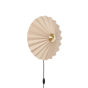 Pliss wall lamp - Beige - Hübsch Interior