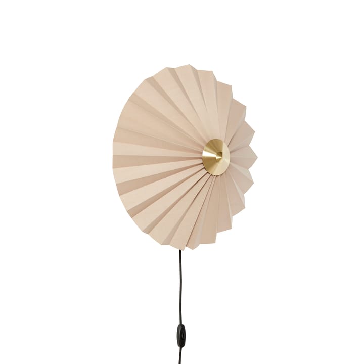 Pliss wall lamp - Beige - Hübsch