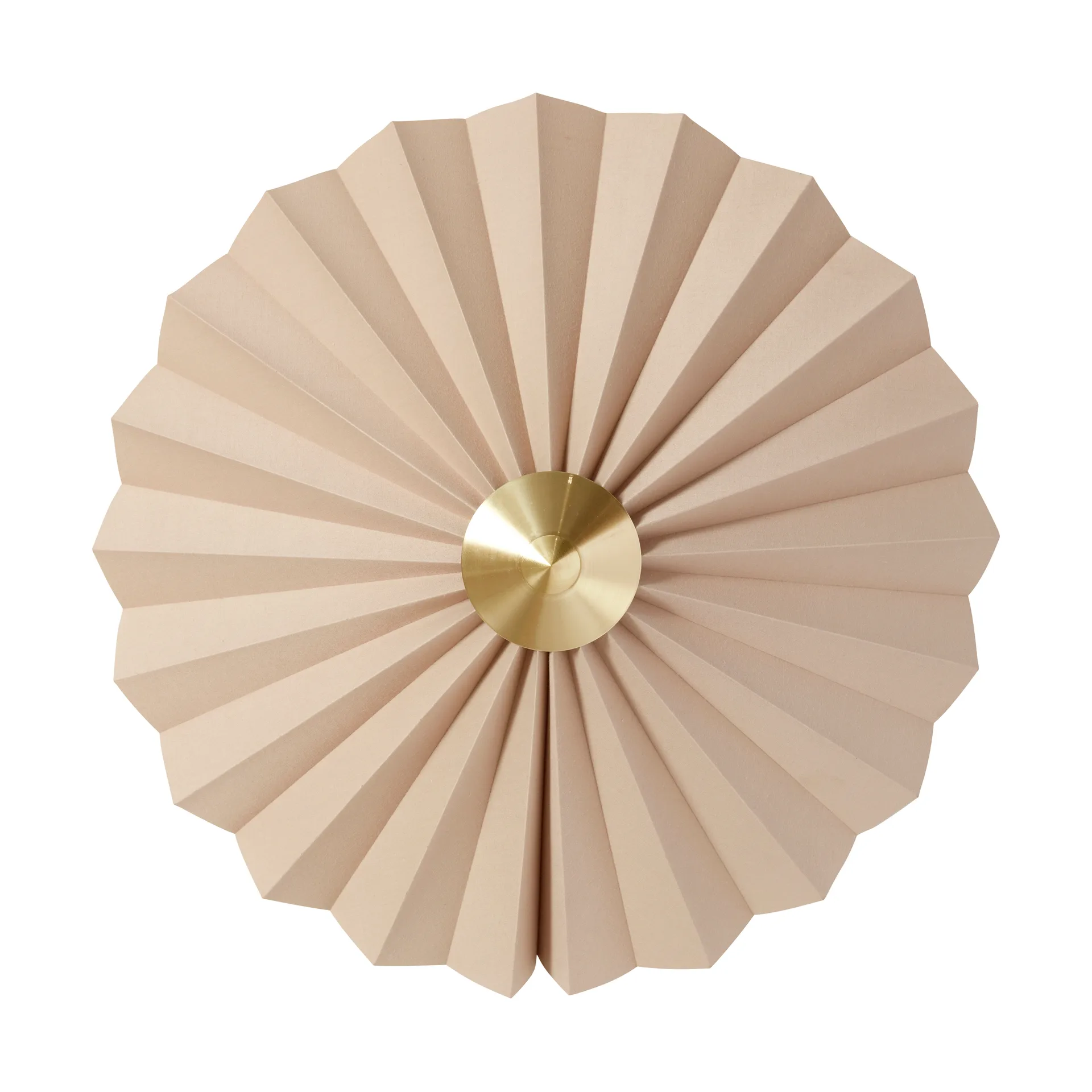 Pliss wall lamp, Beige Hübsch Interior