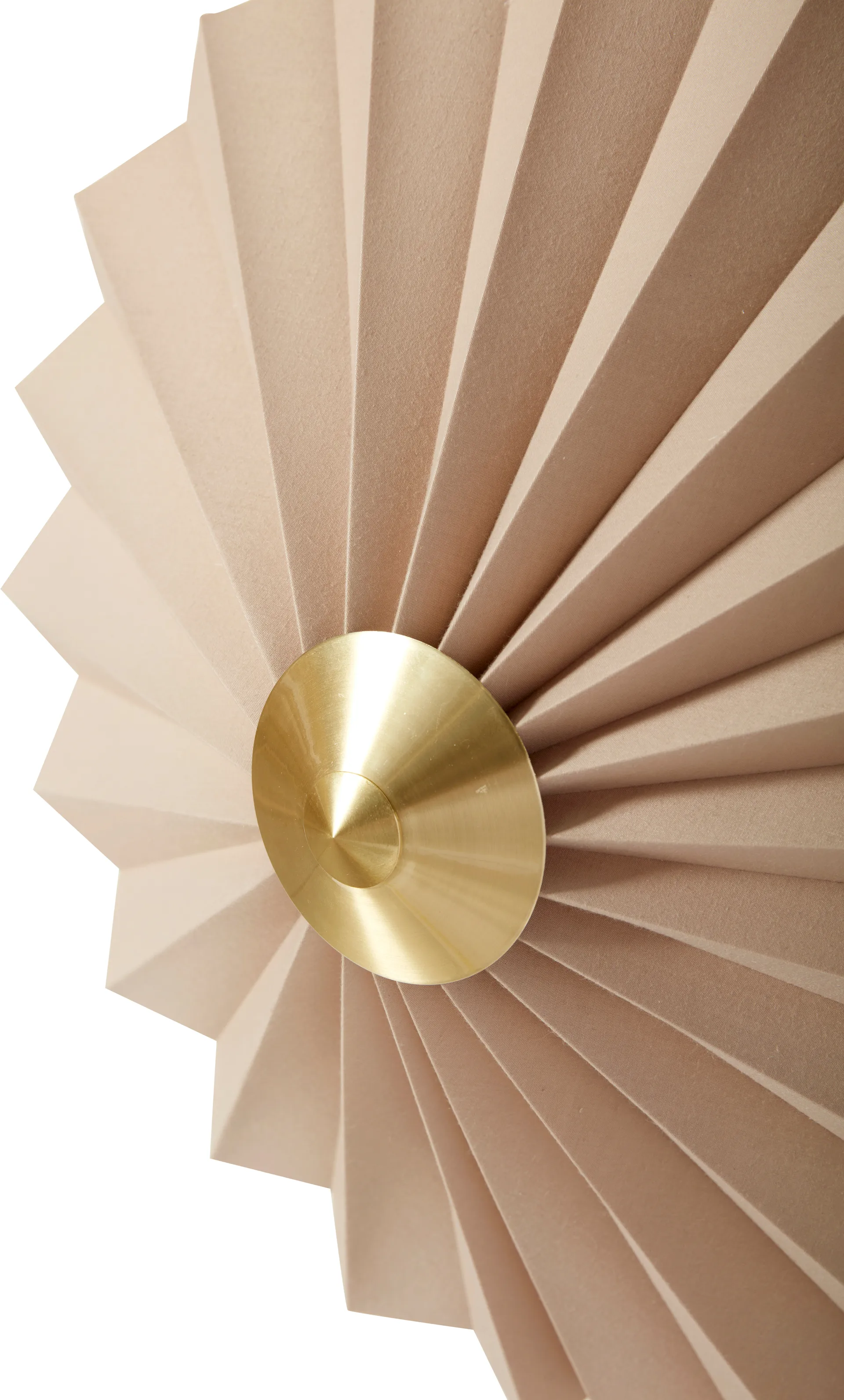 Pliss wall lamp, Beige Hübsch Interior