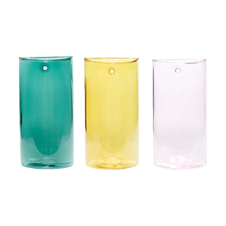 Popsicle vase set 3 pieces - Multicolor - Hübsch