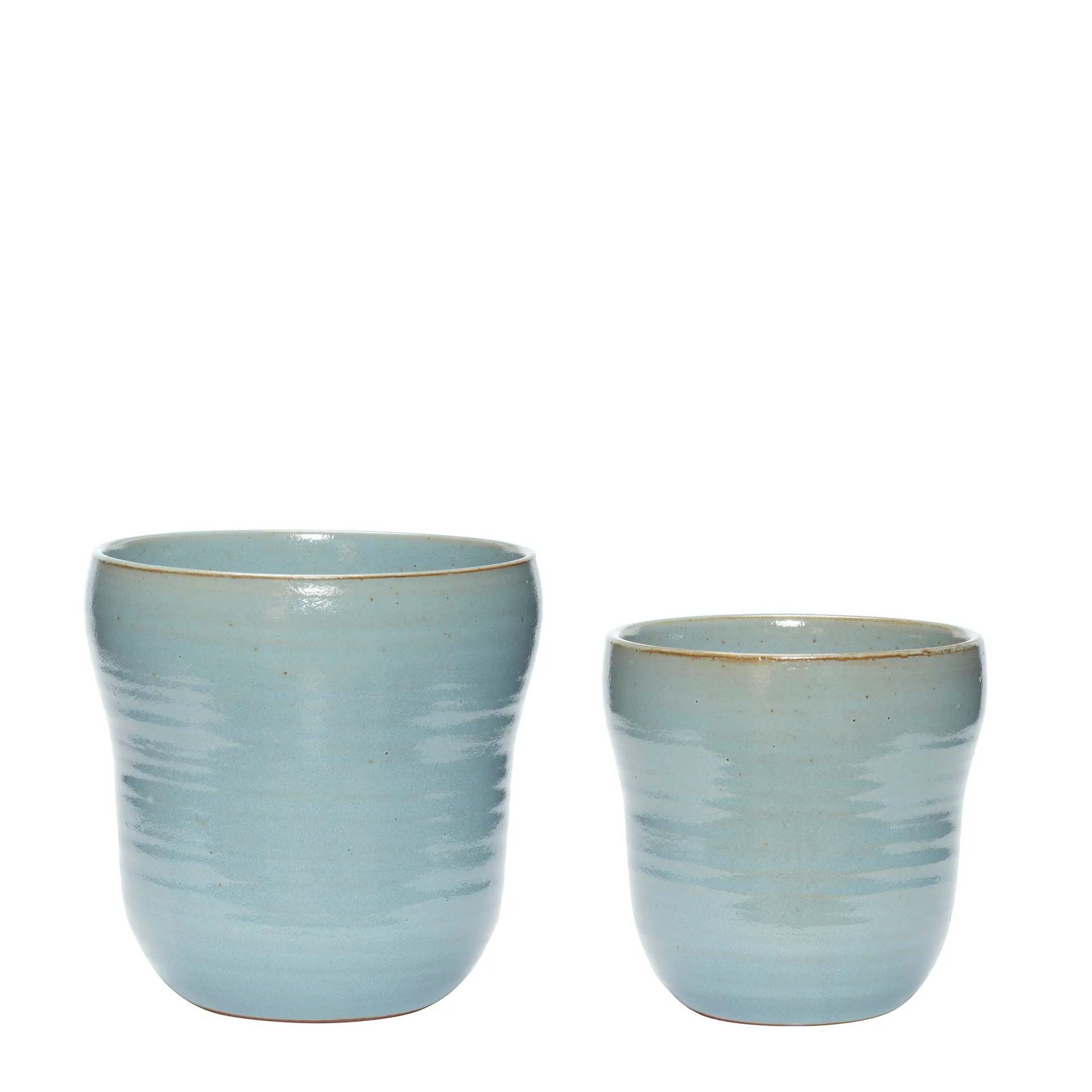 Pot 2-pack, Blue Hübsch Interior