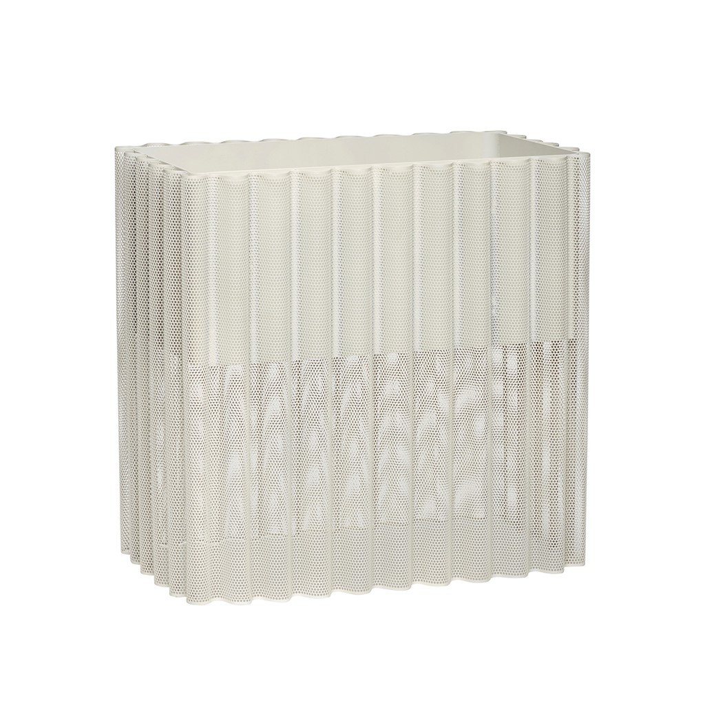Hübsch Pretty flower box Metal-gray | Scandinavian Design | Flower pots | Grey