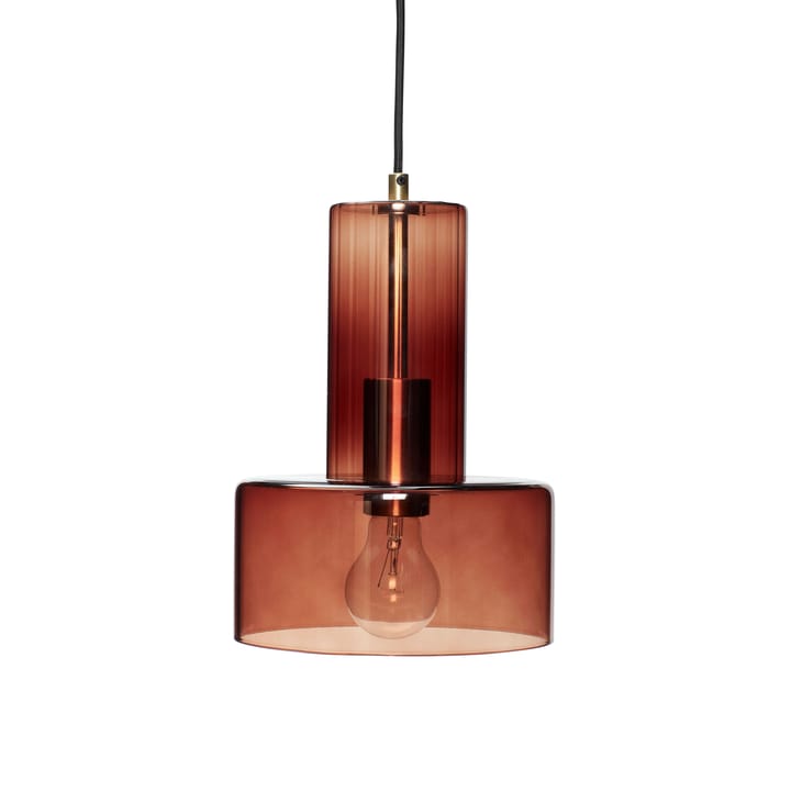 Ripple pendant lamp - Amber - Hübsch