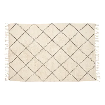 Rug 90x150 cm - White-gray - Hübsch Interior