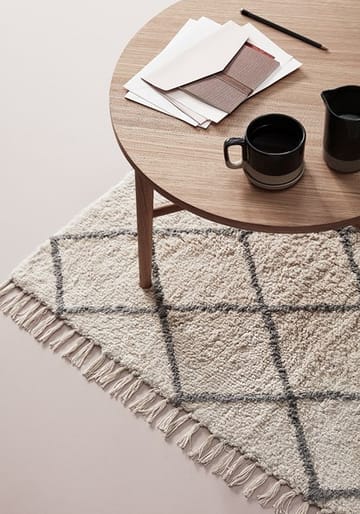 Rug 90x150 cm - White-gray - Hübsch Interior