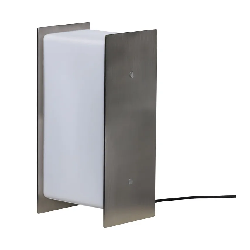 Sabi table lamp, Nickel, 13x25x10 cm Hübsch