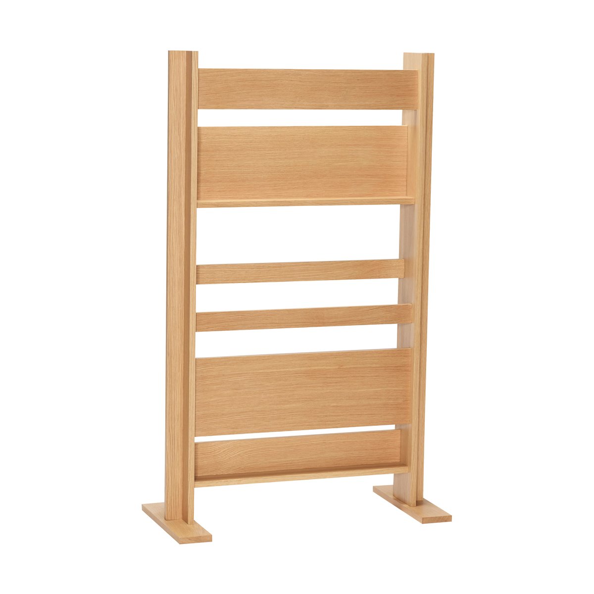 Hübsch Shape magazine rack Oak | Scandinavian Design | Magazine racks | Beige