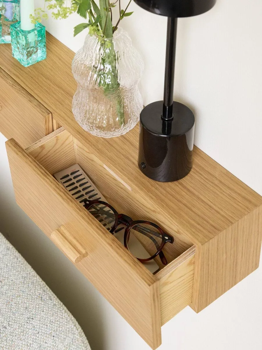Shuno shelf, Oak, 60x12x14 cm Hübsch