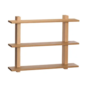 Simple wall shelf - Oak, 60x47x60 cm - Hübsch