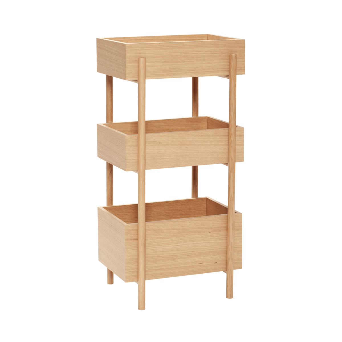 Hübsch Stack console table Oak | Scandinavian Design | Side tables | Beige