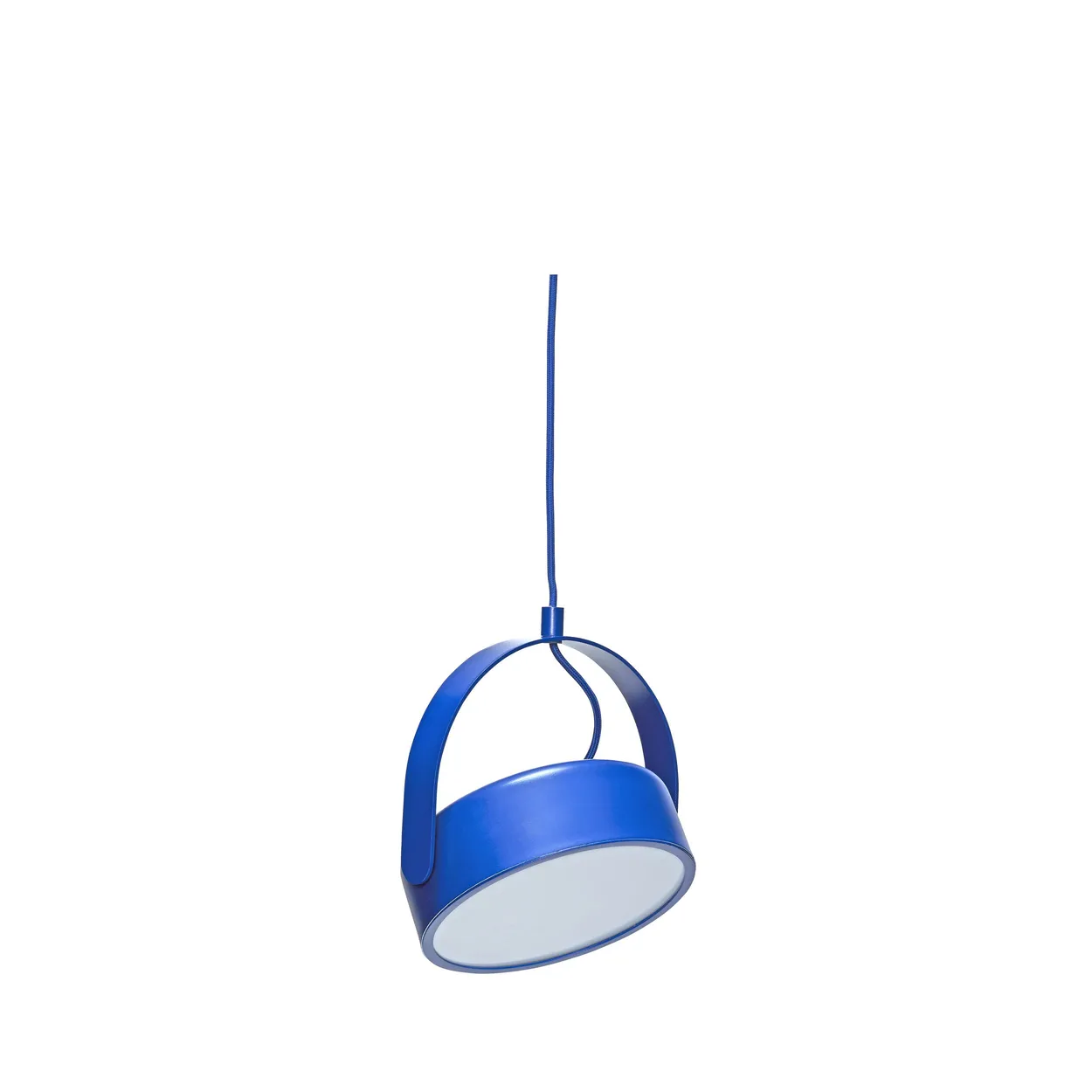 Hübsch Stage ceiling lamp 27 cm Metallic blue | Scandinavian Design | Pendant lamps | Blue