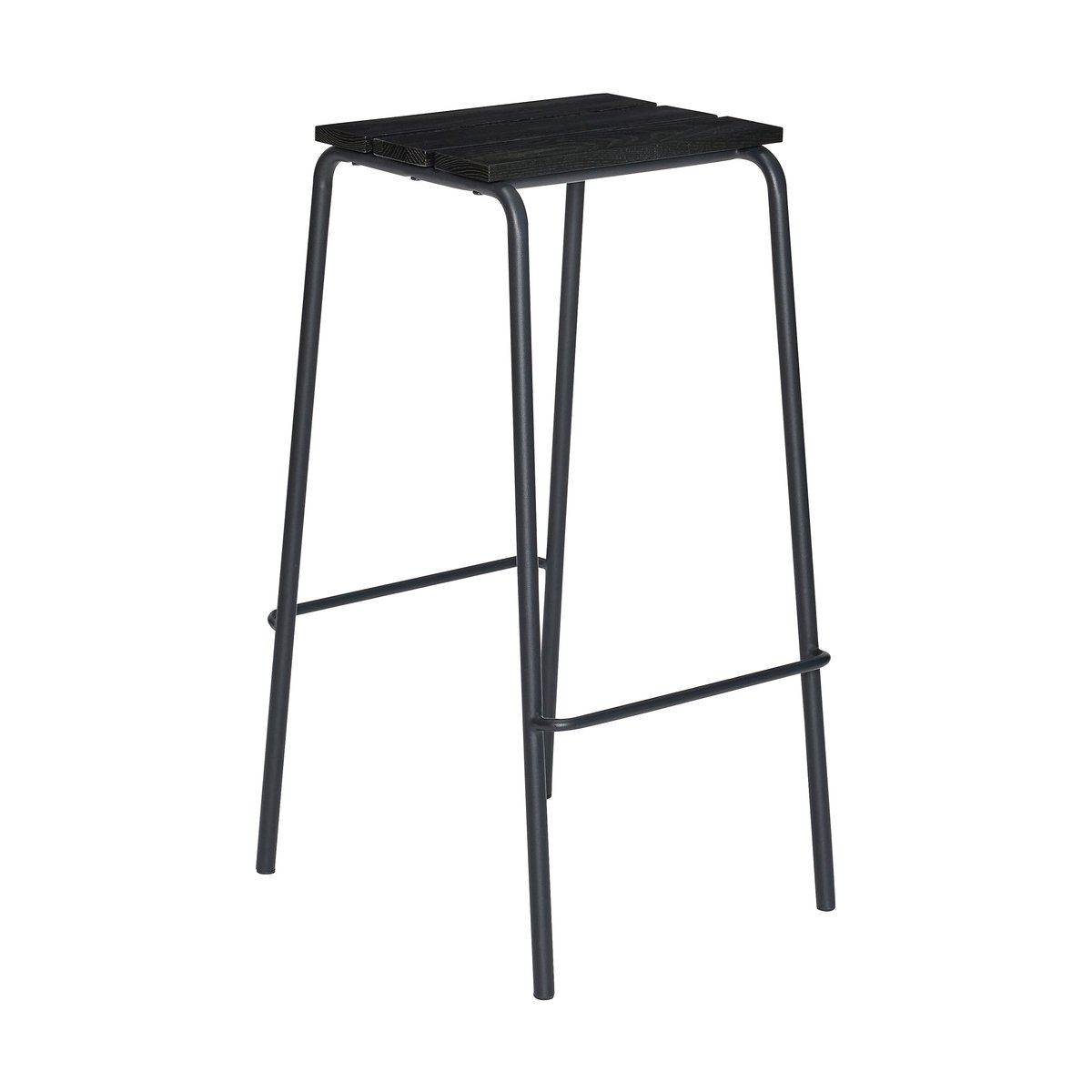 Hübsch Stilt bar stool Black | Scandinavian Design | Bar stools | Black