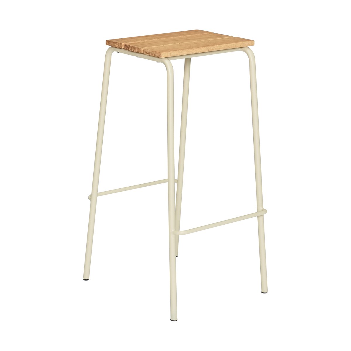 Hübsch Stilt bar stool Sand | Scandinavian Design | Bar stools | Beige
