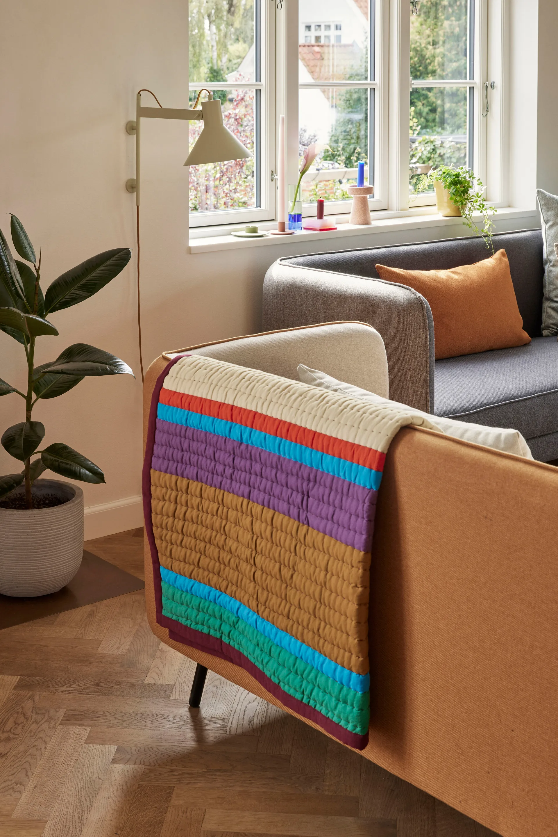 Studio wall lamp, Light green Hübsch Interior