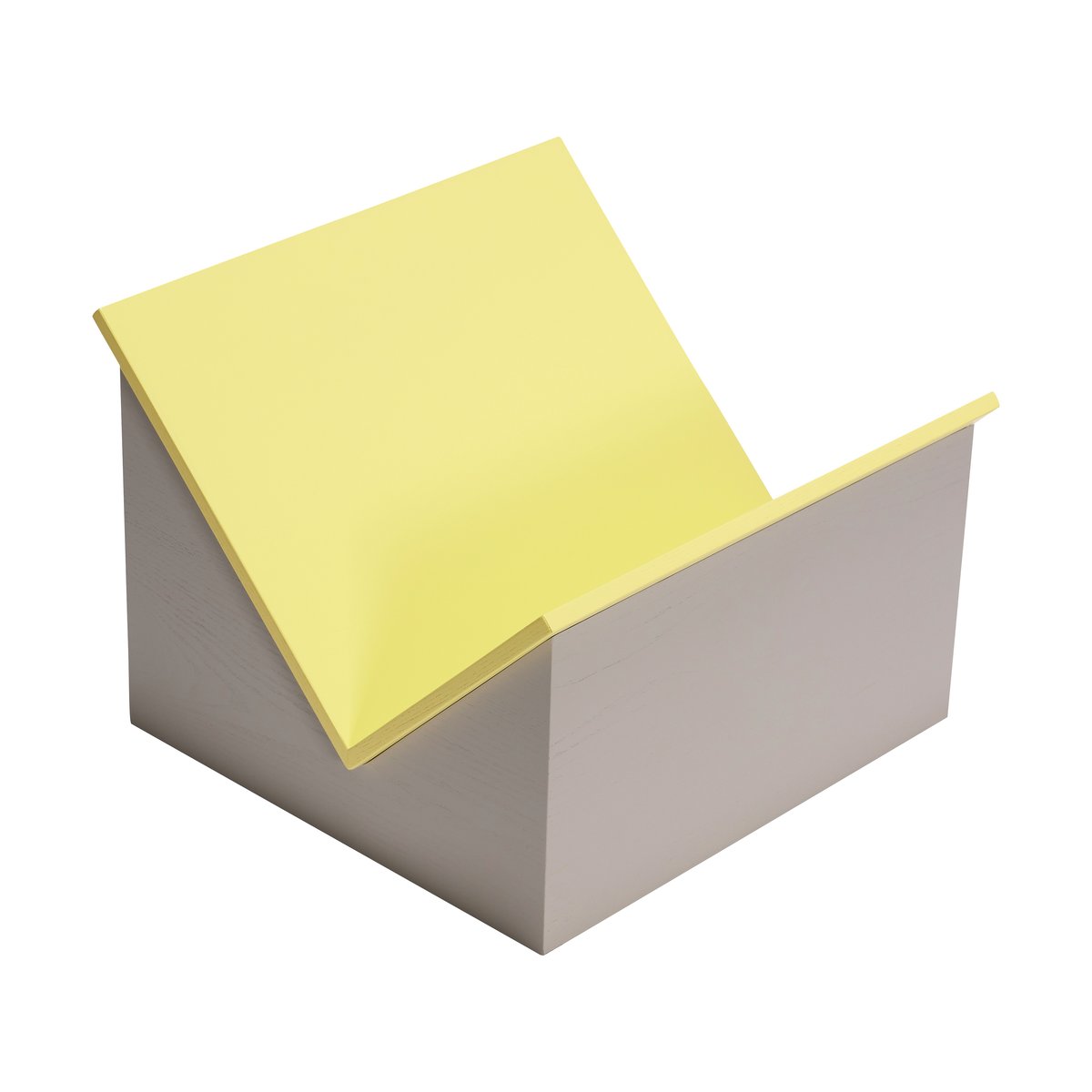 Hübsch Tick magazine holder Sand-yellow