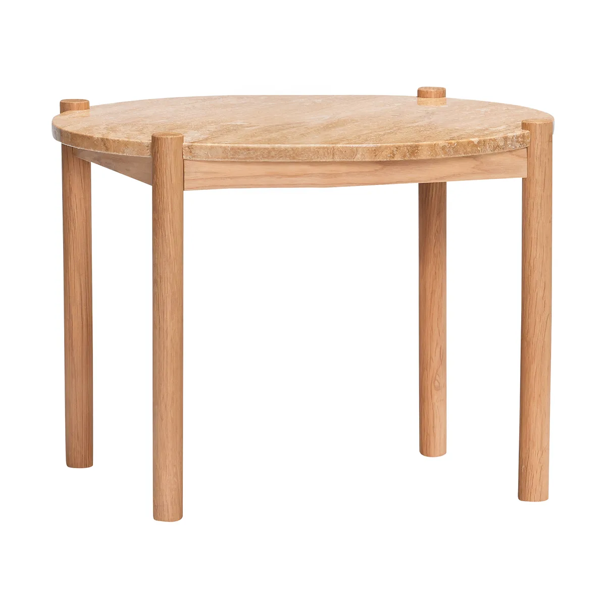 Hübsch Trava coffee table Oak Travertine