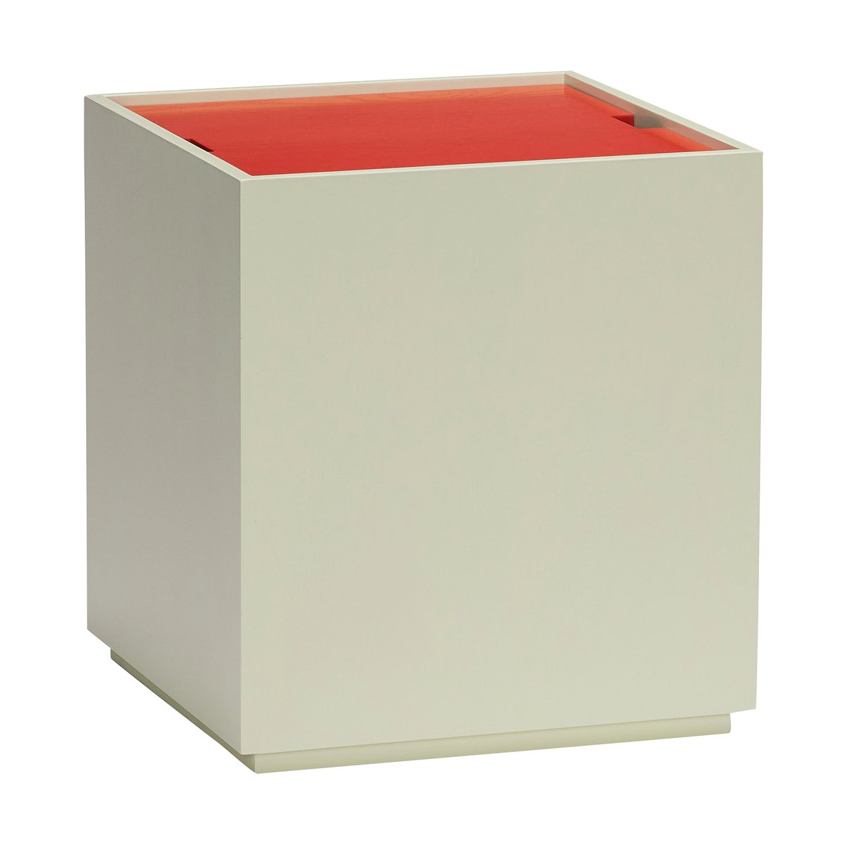 Hübsch Vault storage box Light Green-Red | Scandinavian Design | Side tables | Green