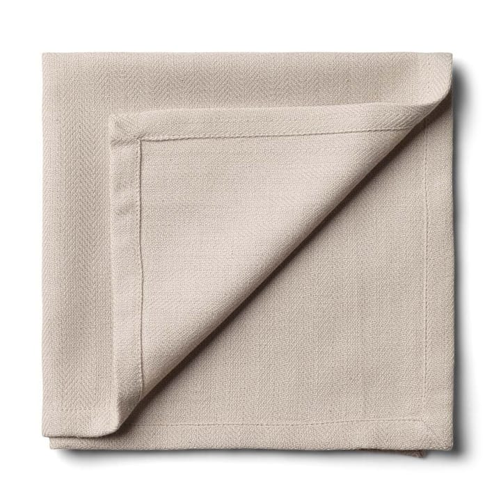 Humdakin fabric napkin 40x40 cm 2-pack - Light stone - Humdakin