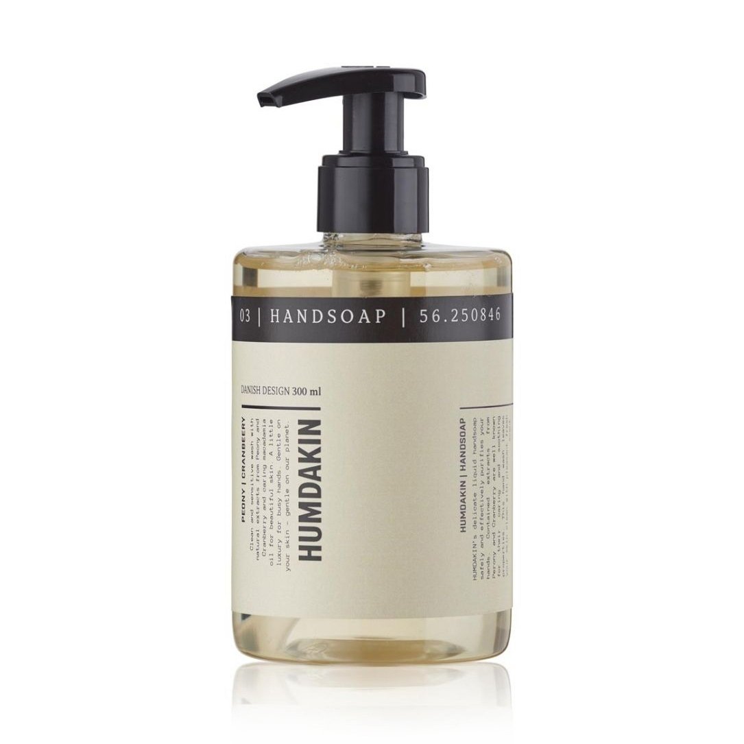 Humdakin hand soap 300 ml Peony & cranberry | Scandinavian Design | Soaps & creams | Transparent