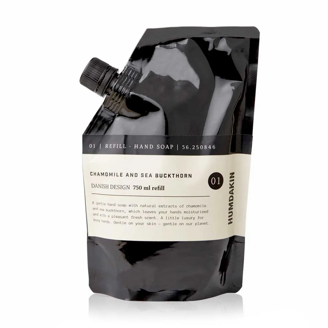 Humdakin hand soap refill 750 ml Chamomille & sea buckthorn