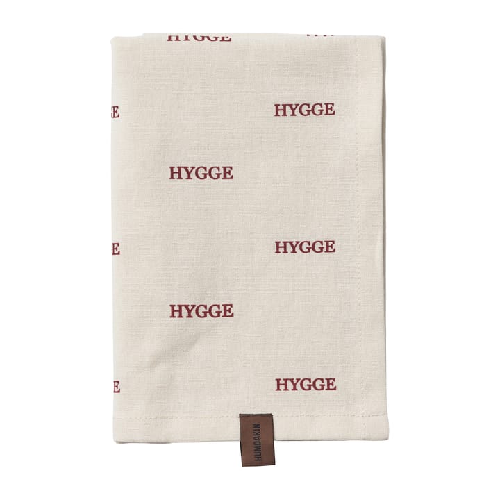 Humdakin Hygge kitchen towel - Off white/Red - Humdakin