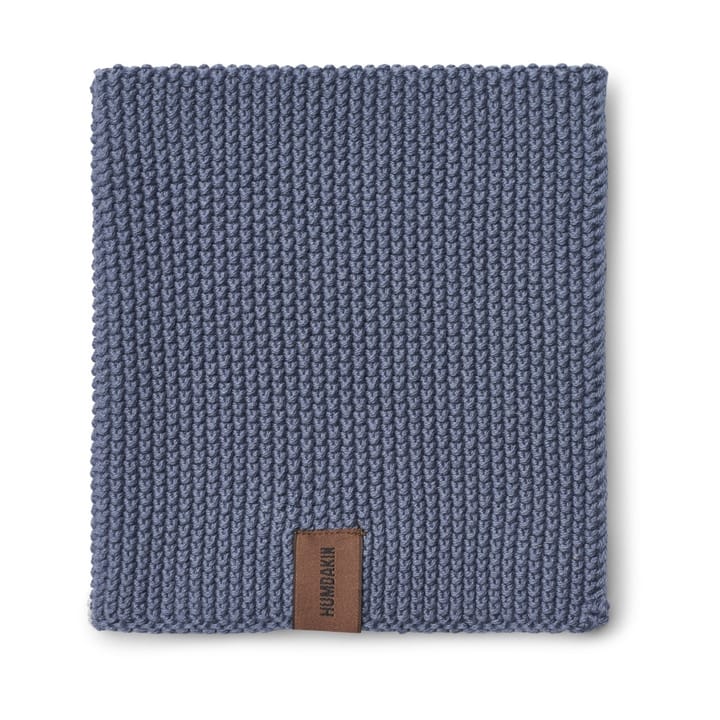 Humdakin Knitted dishcloth 28x28 cm, Blue stone Humdakin
