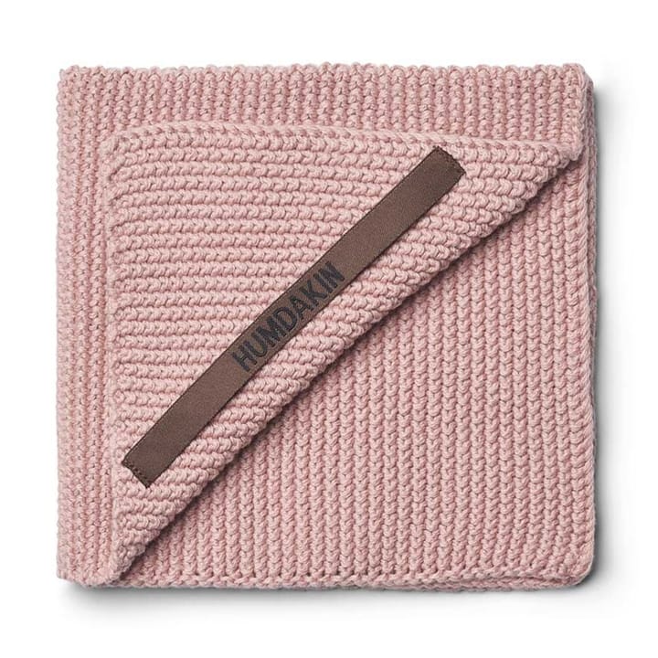 Humdakin Knitted dishcloth 28x28 cm, Blush Humdakin