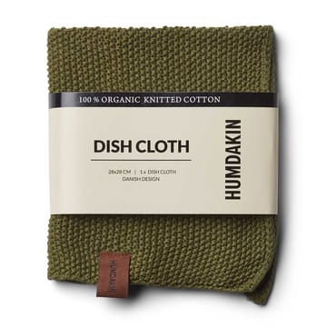 Humdakin Knitted dishcloth 28x28 cm - Fern - Humdakin