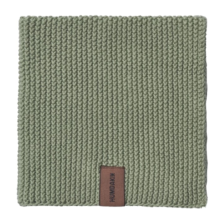 Humdakin Knitted dishcloth 28x28 cm - Green tea - Humdakin