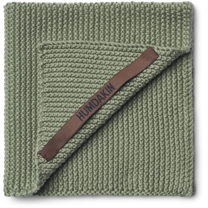 Humdakin Knitted dishcloth 28x28 cm, Green tea Humdakin