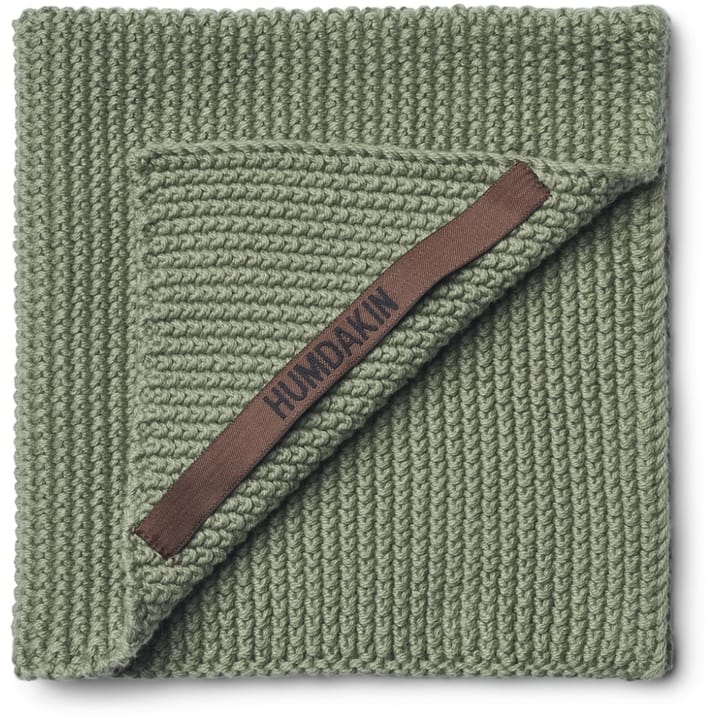 Humdakin Knitted dishcloth 28x28 cm - Green tea - Humdakin
