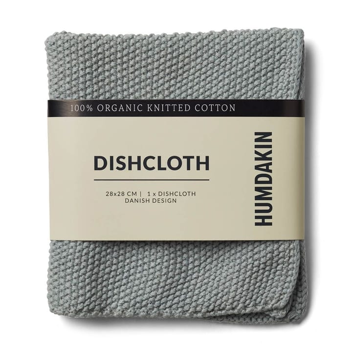 Humdakin Knitted dishcloth 28x28 cm - Stone - Humdakin