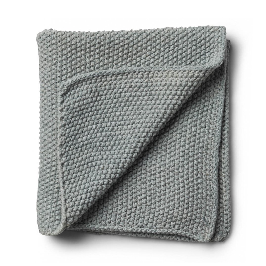 Humdakin Knitted dishcloth 28x28 cm Stone | Scandinavian Design | Dishcloths & brushes | Grey