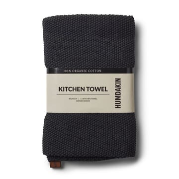 Humdakin Knitted kitchen towel 45x70 cm - Coal  - Humdakin