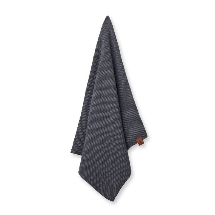 Humdakin Knitted kitchen towel 45x70 cm - Dark ash - Humdakin