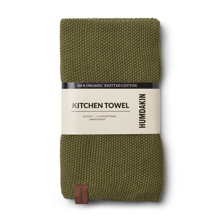 Humdakin Knitted kitchen towel 45x70 cm - Fern - Humdakin