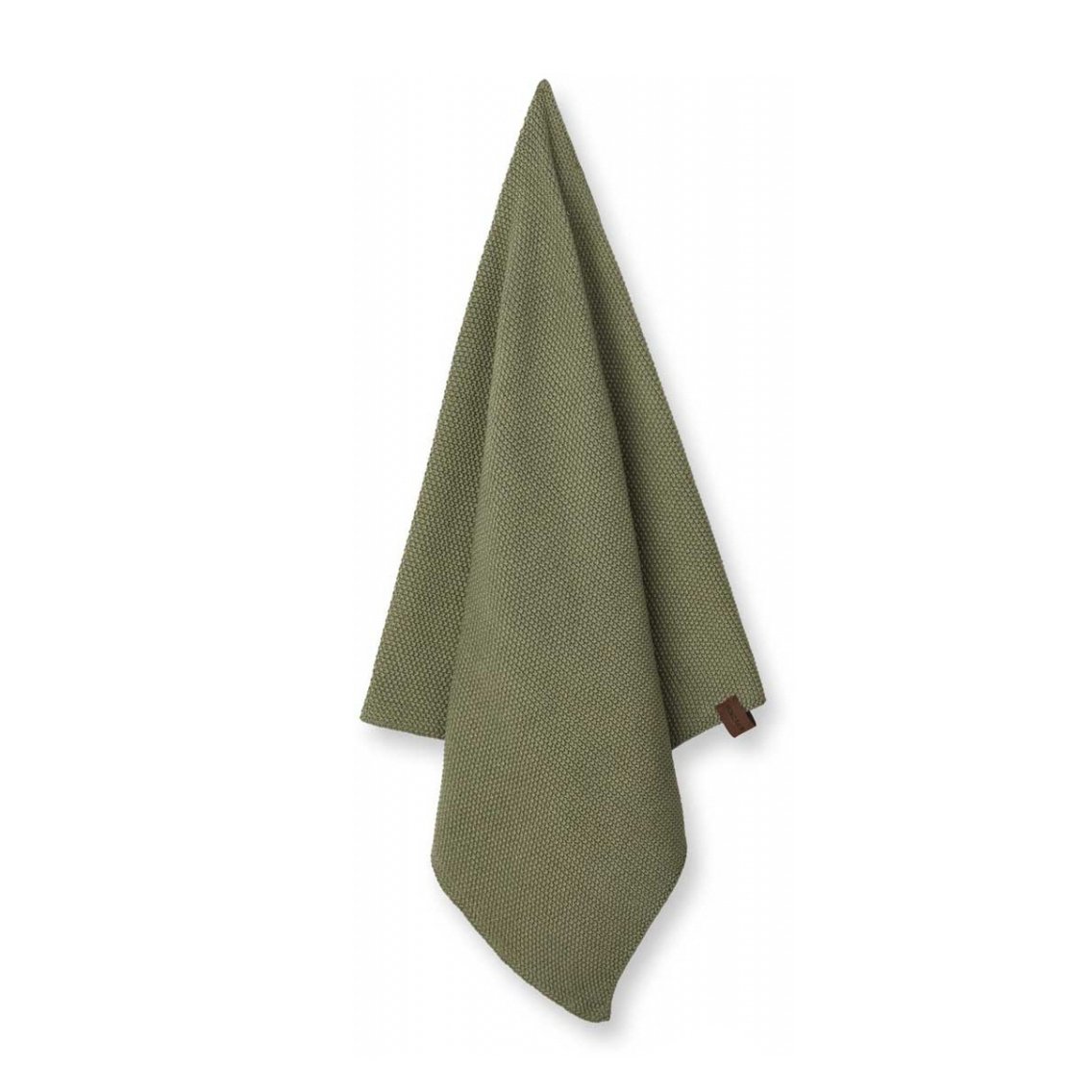Humdakin Knitted kitchen towel 45x70 cm Oak | Scandinavian Design | Kitchen tea towels | Green