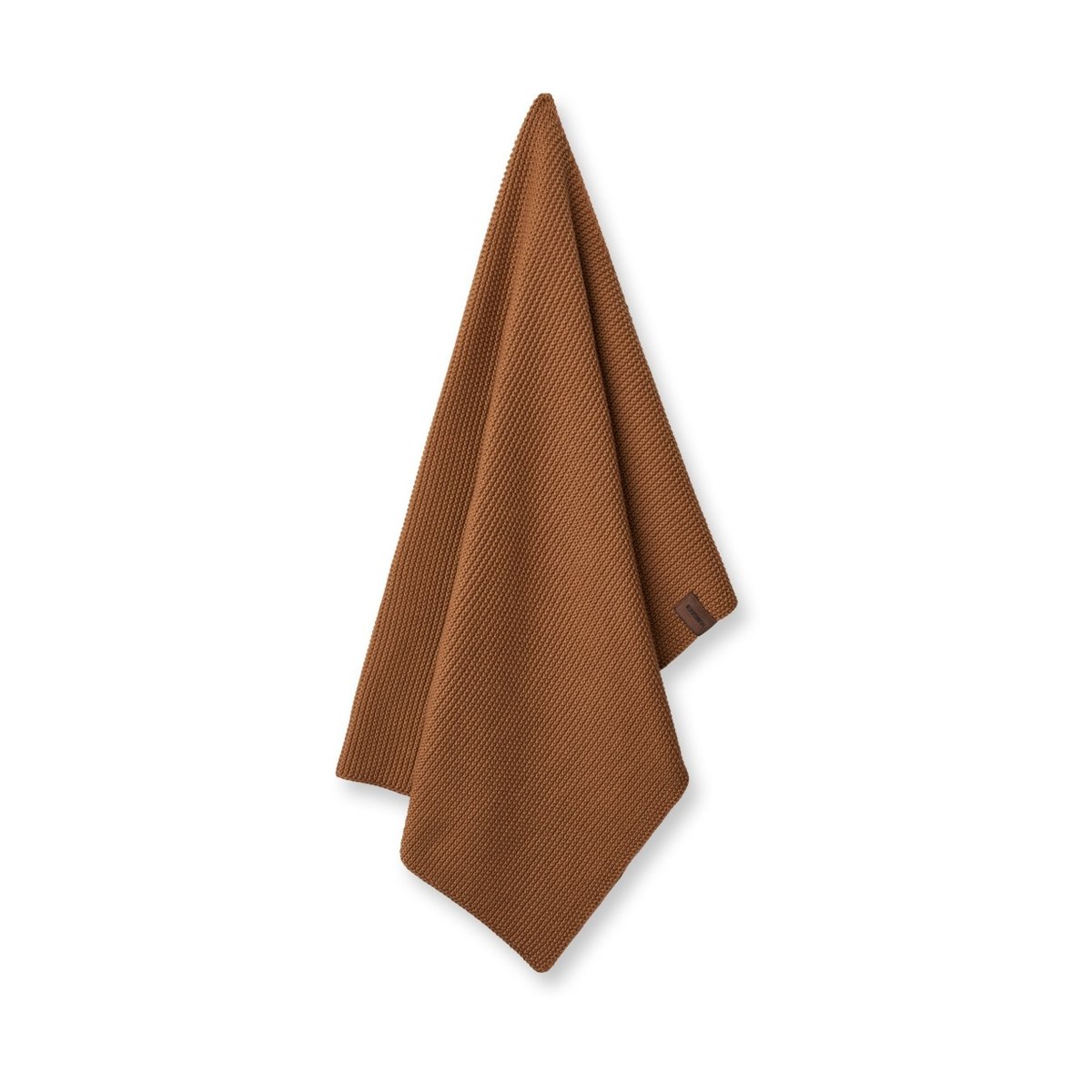 Humdakin Knitted kitchen towel 45x70 cm Tabacco | Scandinavian Design | Kitchen tea towels | Brown