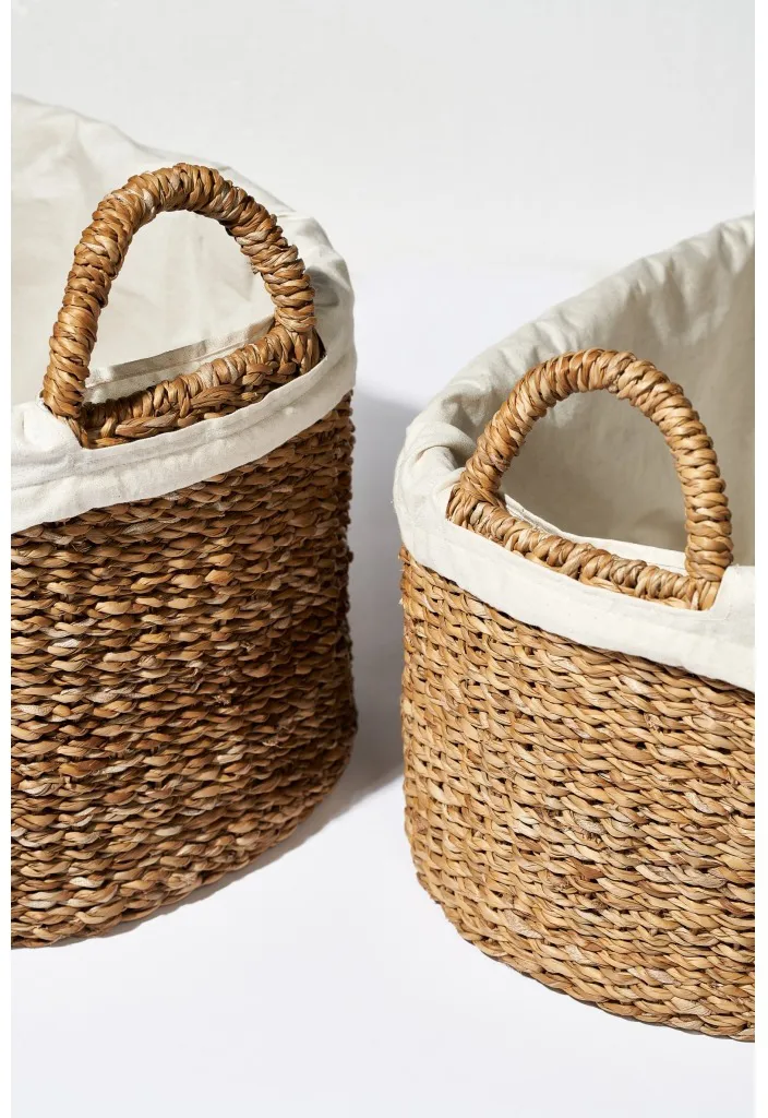 Humdakin laundry basket low 2 parts, Braided Humdakin