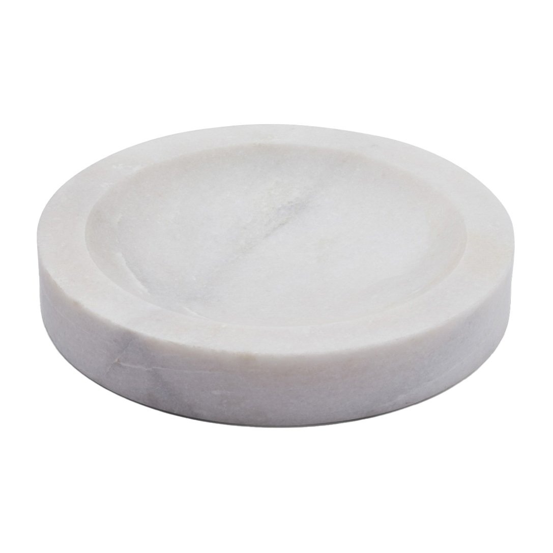 Humdakin marble tray o30 cm Natural-white | Scandinavian Design | Trays | White