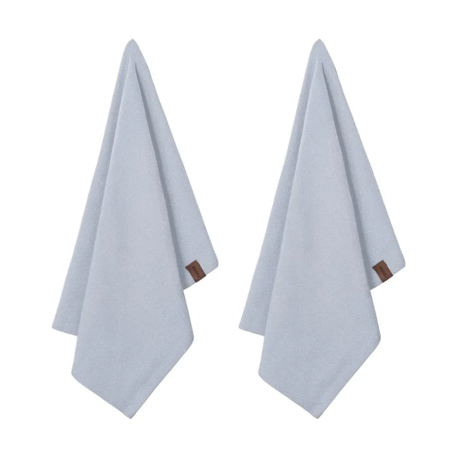 Humdakin Organic kitchen towel 45x70 cm 2-pack Blue glass