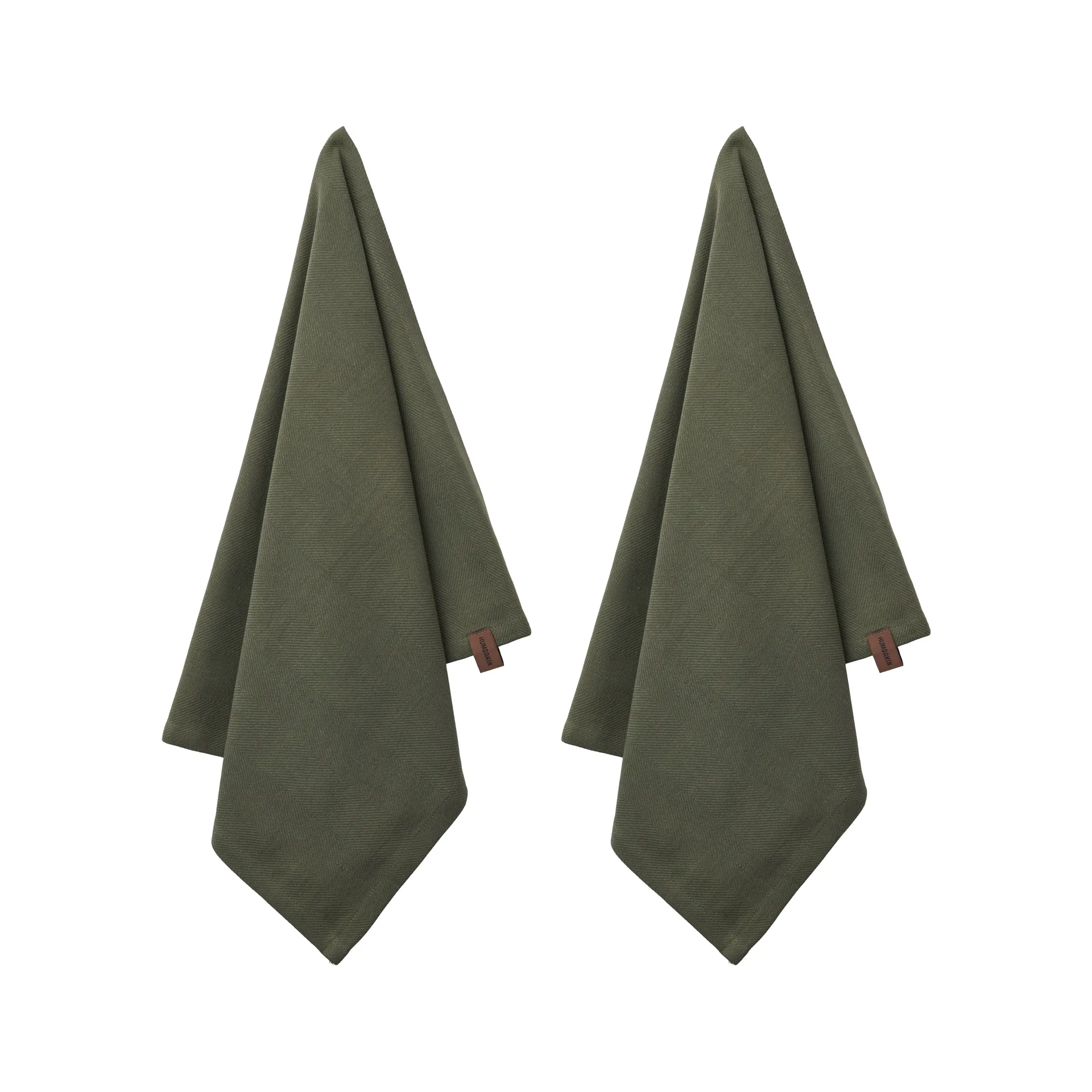 Humdakin Organic kitchen towel 45x70 cm 2-pack, Evergreen Humdakin