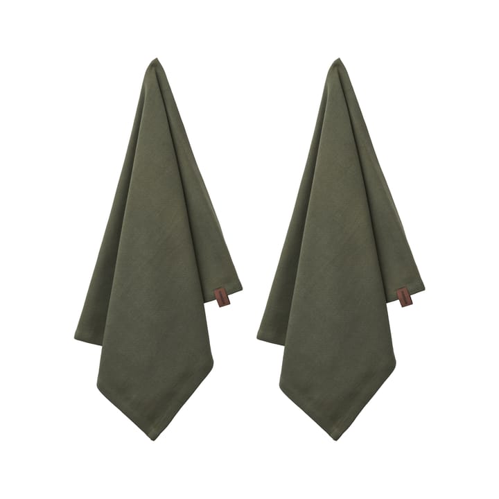 Humdakin Organic kitchen towel 45x70 cm 2-pack, Evergreen Humdakin