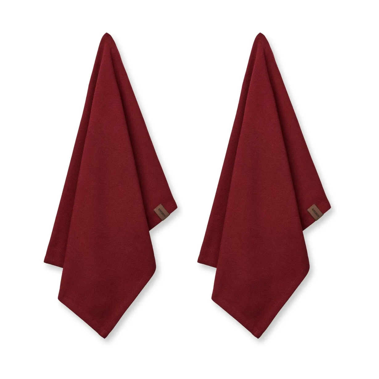 Humdakin Organic kitchen towel 45x70 cm 2-pack Maroon